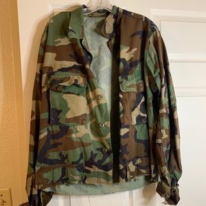 Camo oversized jacket